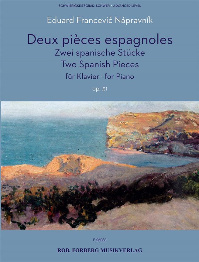 Napravnik: Two Spanish Pieces Opus 51 for piano published by Forberg